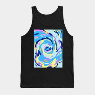 Summer Swirls: Liquid Pop Art Tank Top